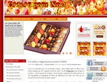 Tablet Screenshot of cadeau-pour-noel.fr